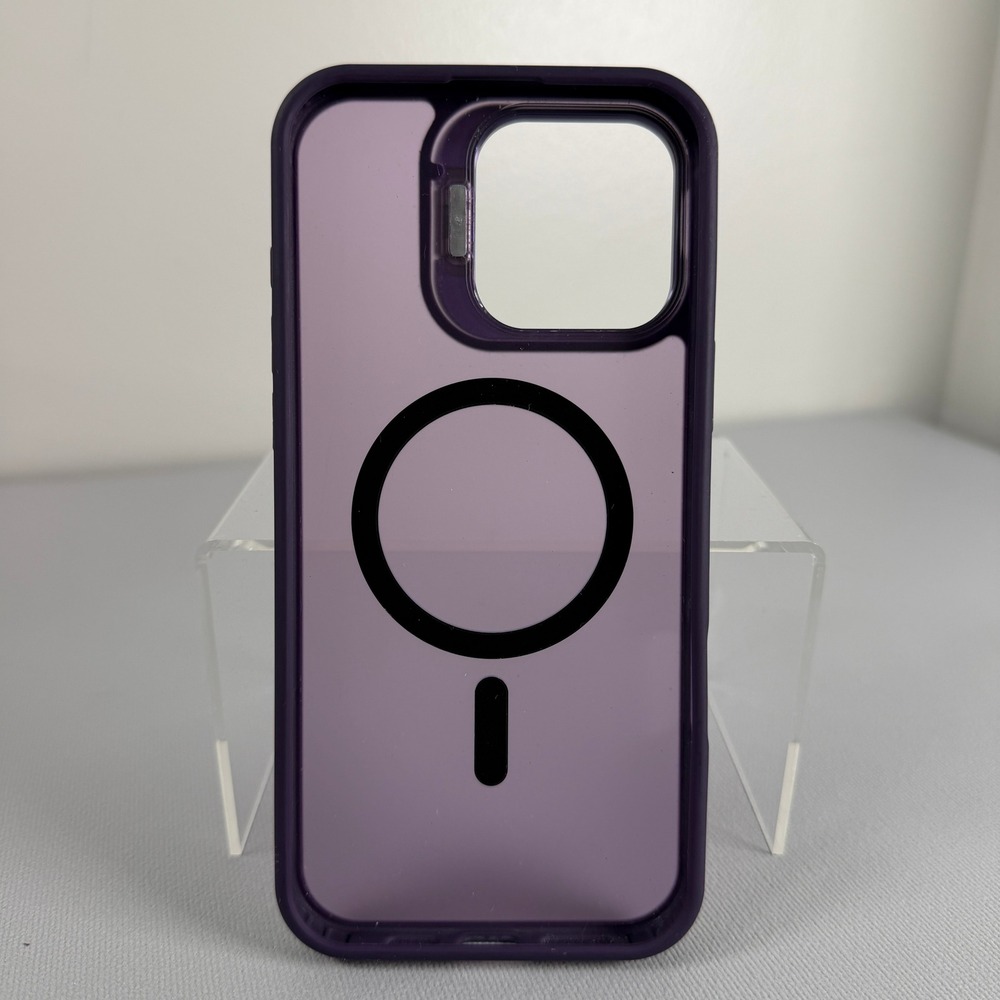 Unbranded Phone Case iPhone 16 Pro Max Purple MagSafe Kickstand Matte Slim